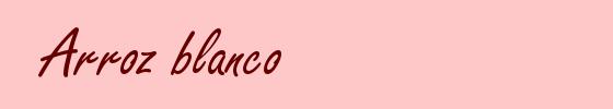Arroz blanco